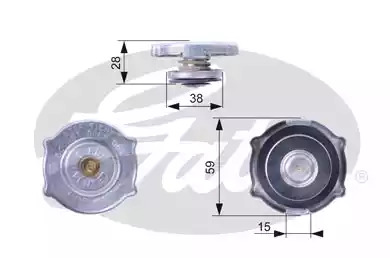 Запор GATES RC135