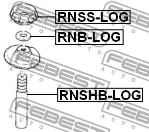 Защитный колпак / пыльник FEBEST RNSHB-LOG