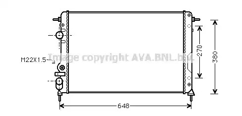 Теплообменник VAN WEZEL 43002241