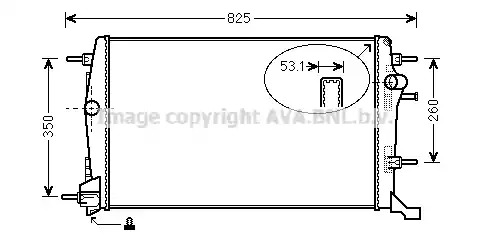 Теплообменник AVA QUALITY COOLING RT2414