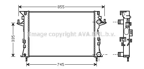 Теплообменник VAN WEZEL 43002438