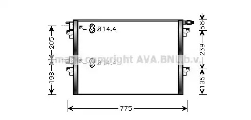 Конденсатор VAN WEZEL 43005297