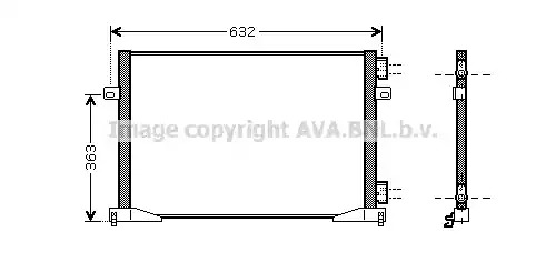 Конденсатор VAN WEZEL 43005339