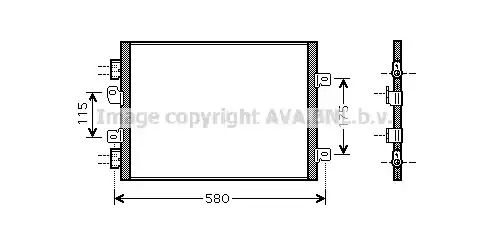 Конденсатор VAN WEZEL 43005341