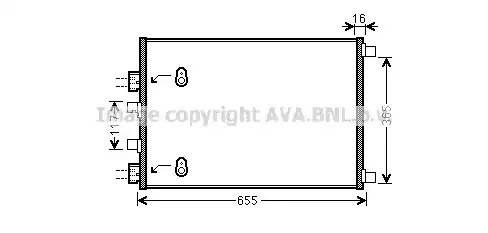 Конденсатор VAN WEZEL 43005422