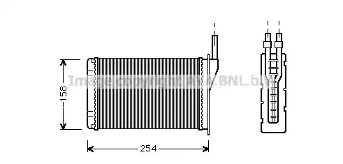 Теплообменник VAN WEZEL 43006087