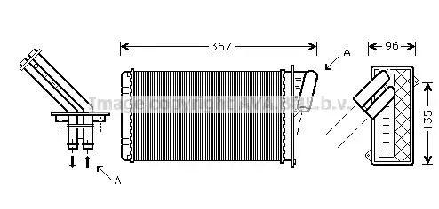 Теплообменник VAN WEZEL 43006203