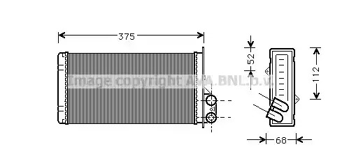 Теплообменник VAN WEZEL 43006226