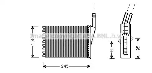 Теплообменник VAN WEZEL 43006249