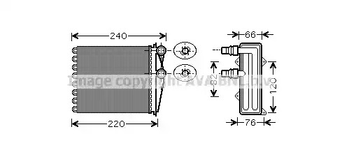 Теплообменник VAN WEZEL 43006380