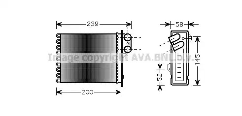 Теплообменник VAN WEZEL 43006398