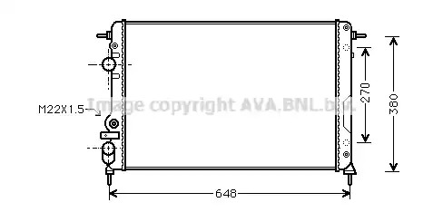 Теплообменник AVA QUALITY COOLING RTA2241