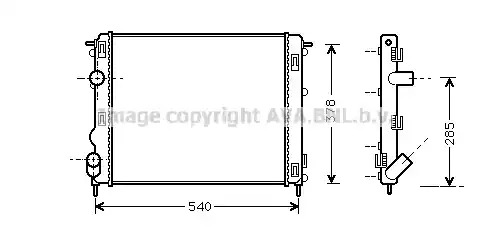 Теплообменник AVA QUALITY COOLING RTA2270