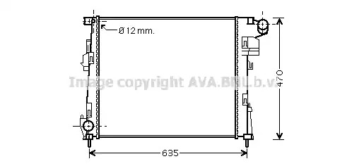 Теплообменник AVA QUALITY COOLING RTA2427