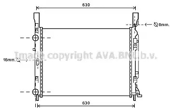 Теплообменник AVA QUALITY COOLING RTA2469