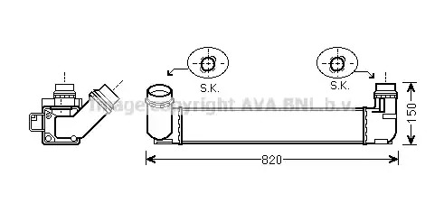 Теплообменник AVA QUALITY COOLING RTA4412