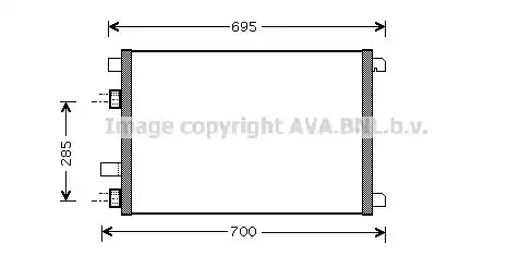 Конденсатор VAN WEZEL 43005305