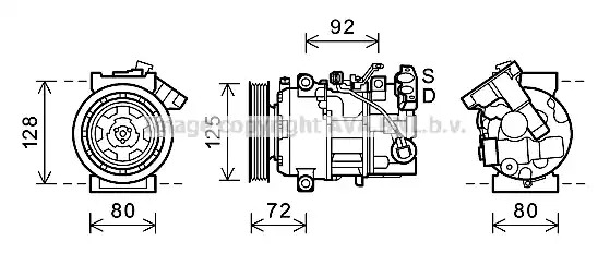 Компрессор AVA QUALITY COOLING RTAK489