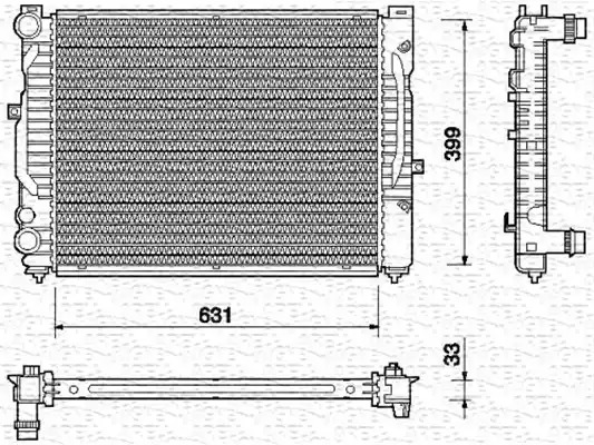 Теплообменник MAGNETI MARELLI 350213712000 (BM712)