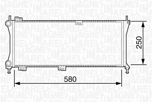 Теплообменник MAGNETI MARELLI 350213814000 (BM814)