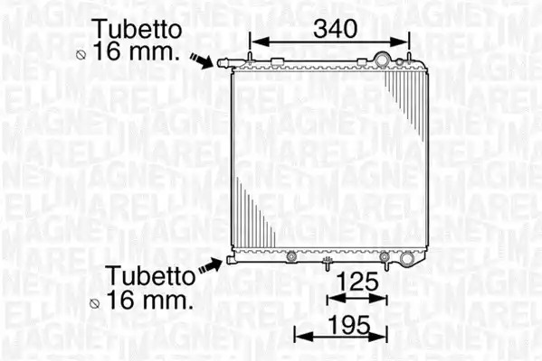 Теплообменник MAGNETI MARELLI 350213819000 (BM819)