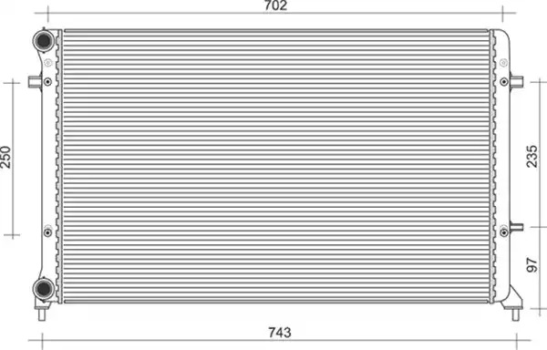 Теплообменник MAGNETI MARELLI 350213853000 (BM853)