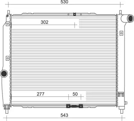 Теплообменник MAGNETI MARELLI 350213891000 (BM891)