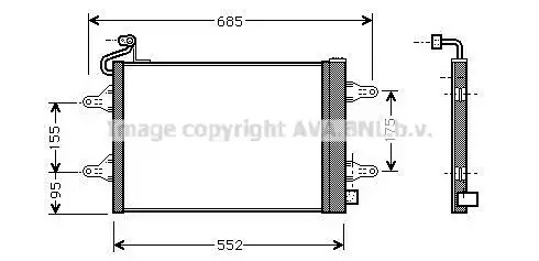 Конденсатор AVA QUALITY COOLING SAA5007D