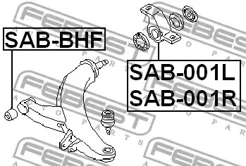 Подвеска FEBEST SAB-001L