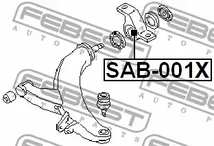 Подвеска FEBEST SAB-001X