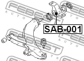 Подвеска FEBEST SAB-001