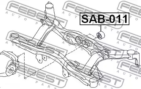 Подвеска FEBEST SAB-011