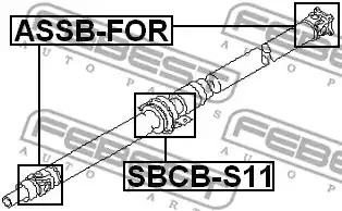 Подшипник FEBEST SBCB-S11