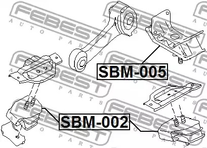 Подвеска FEBEST SBM-005