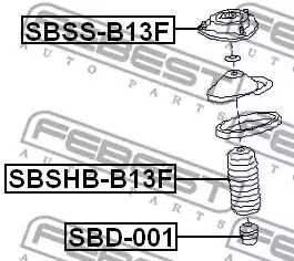 Подвеска FEBEST SBSS-B13F