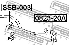 Подвеска FEBEST SSB-003