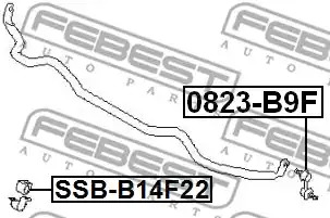 Подвеска FEBEST SSB-B14F22