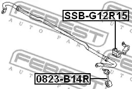 Подвеска FEBEST SSB-G12R15