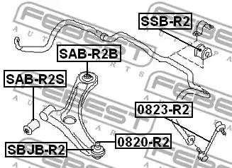 Подвеска FEBEST SSB-R2