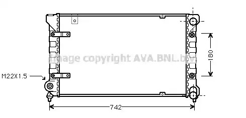 Теплообменник AVA QUALITY COOLING STA2019