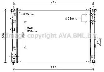 Теплообменник AVA QUALITY COOLING SU2091