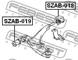 Подвеска FEBEST SZAB-019