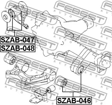 Подвеска FEBEST SZAB-047