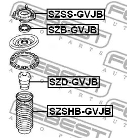 Подшипник FEBEST SZB-GVJB