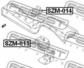 Подвеска FEBEST SZM-014