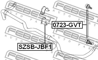 Подвеска FEBEST SZSB-JBF1