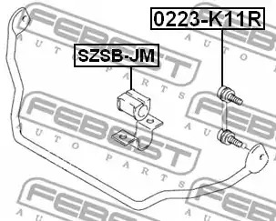 Подвеска FEBEST SZSB-JM