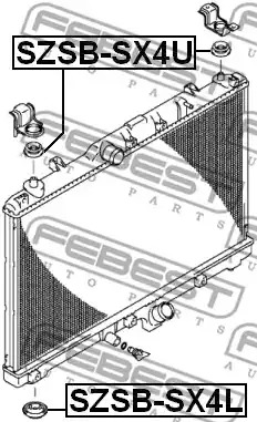 Подвеска FEBEST SZSB-SX4L