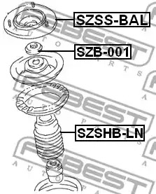 Подвеска FEBEST SZSS-BAL