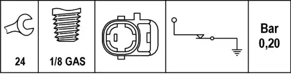 Переключатель HELLA 6ZL 003 259-511